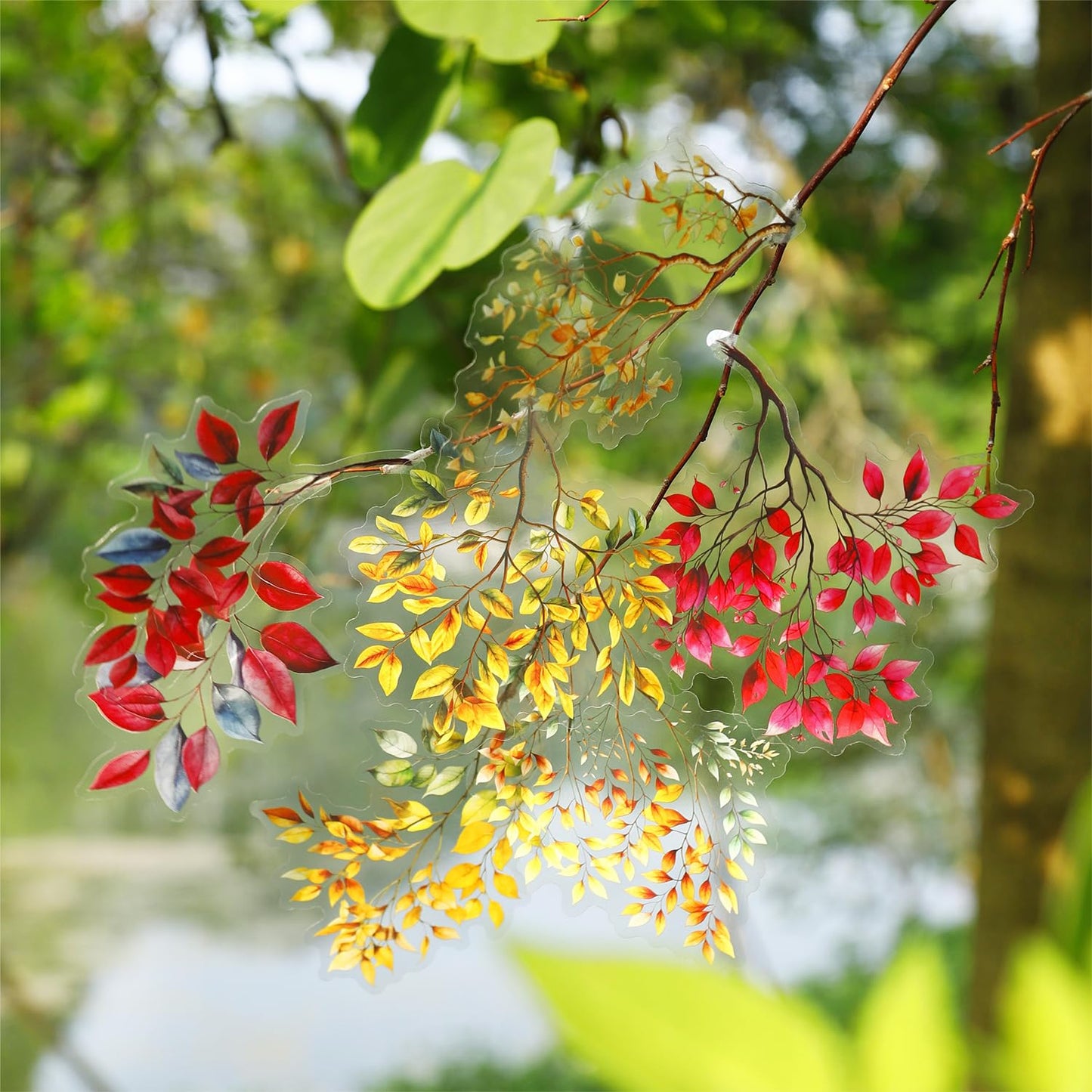 120PCS Botanical Branch Stickers Set,Large 3.1 Inch Branch & Foliage Aesthetic Stickers for Adults,Easy Peel for Junk Journal Supplies, Scrapbooking & Nature-Themed Crafts