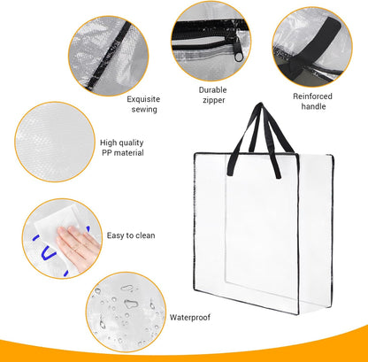 Skiennix Wreath Storage Bag - 26 Inch | 95L Container for Seasonal Decor & Bedding