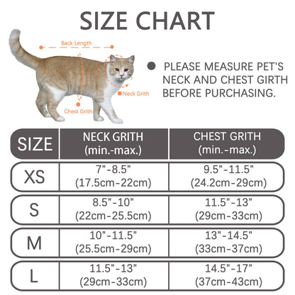 PATTEPOINT Escape Proof Mesh Cat Harness and Leash Set, Adjustable Walking Jacket Vest for Extra Kittens, Easy Control Reflective Cat Vest Harnesses for Small Medium Pets Outdoor (XS Coffee)
