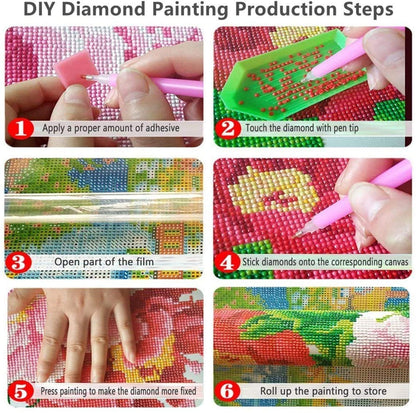 5D DIY Diamond Art Kits for Adults Leaf Full Drill Art Arts Craft for Home Wall Decor 12x16 inch
