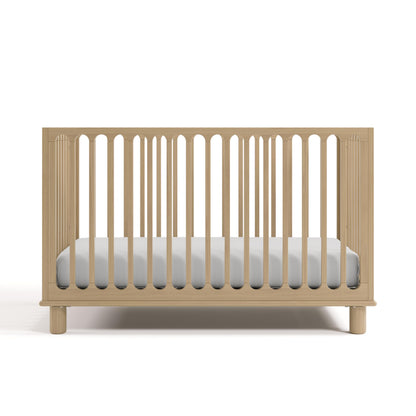 Storkcraft Sicily 3-in-1 Convertible Crib with Toddler Rail Included – GREENGUARD Gold Certified, 100% Solid Wood, Converts to Toddler Bed, Fits Standard Baby Crib Mattress (Driftwood)