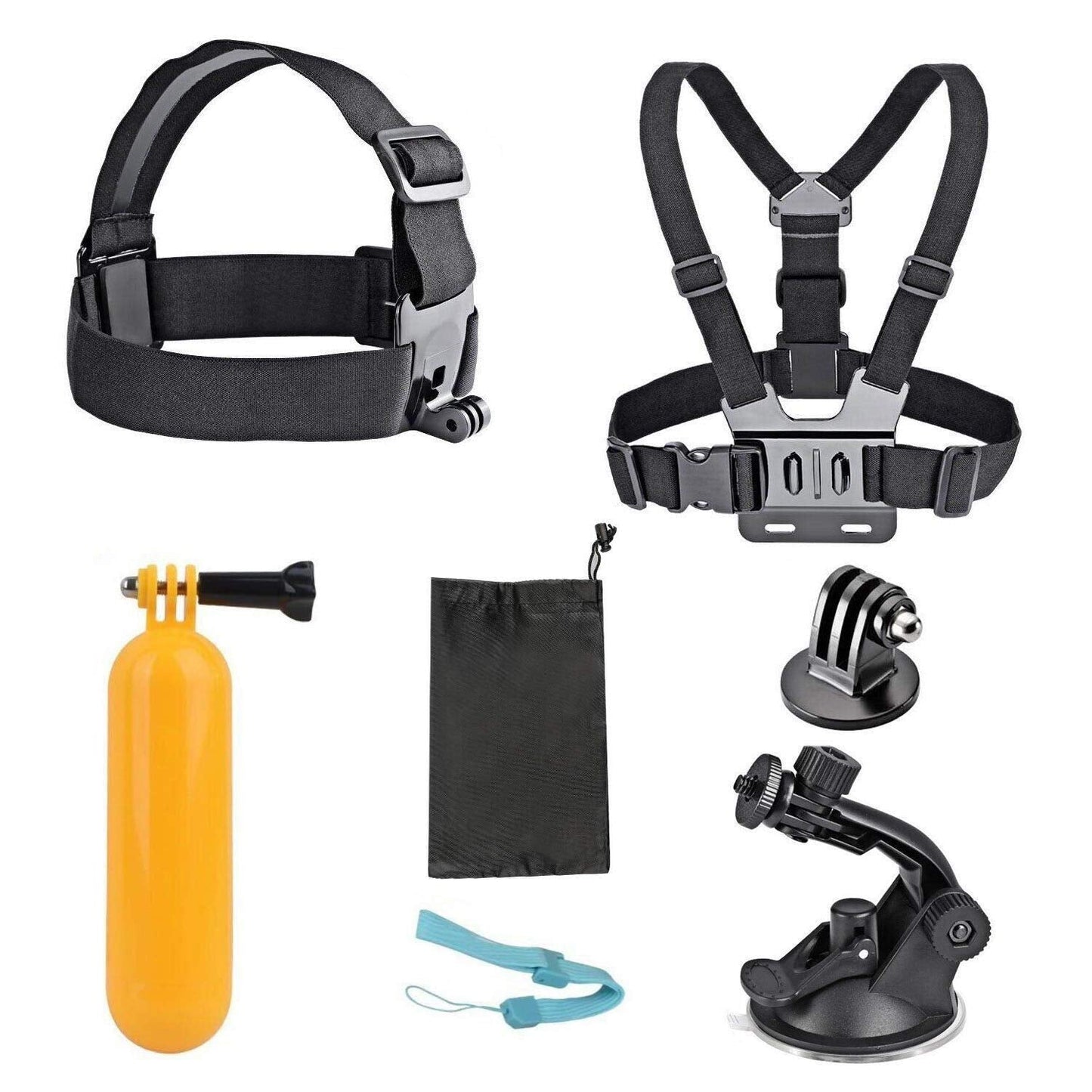 AKASO 7 in 1 Action Camera Accessories Kit for EK7000/EK7000 Pro/Brave 4/Brave 4 pro/Brave 7 LE/Brave 7/Brave 8/V50X/V50 Pro/V50 Elite/GoPro Hero 13 12 11 10 9
