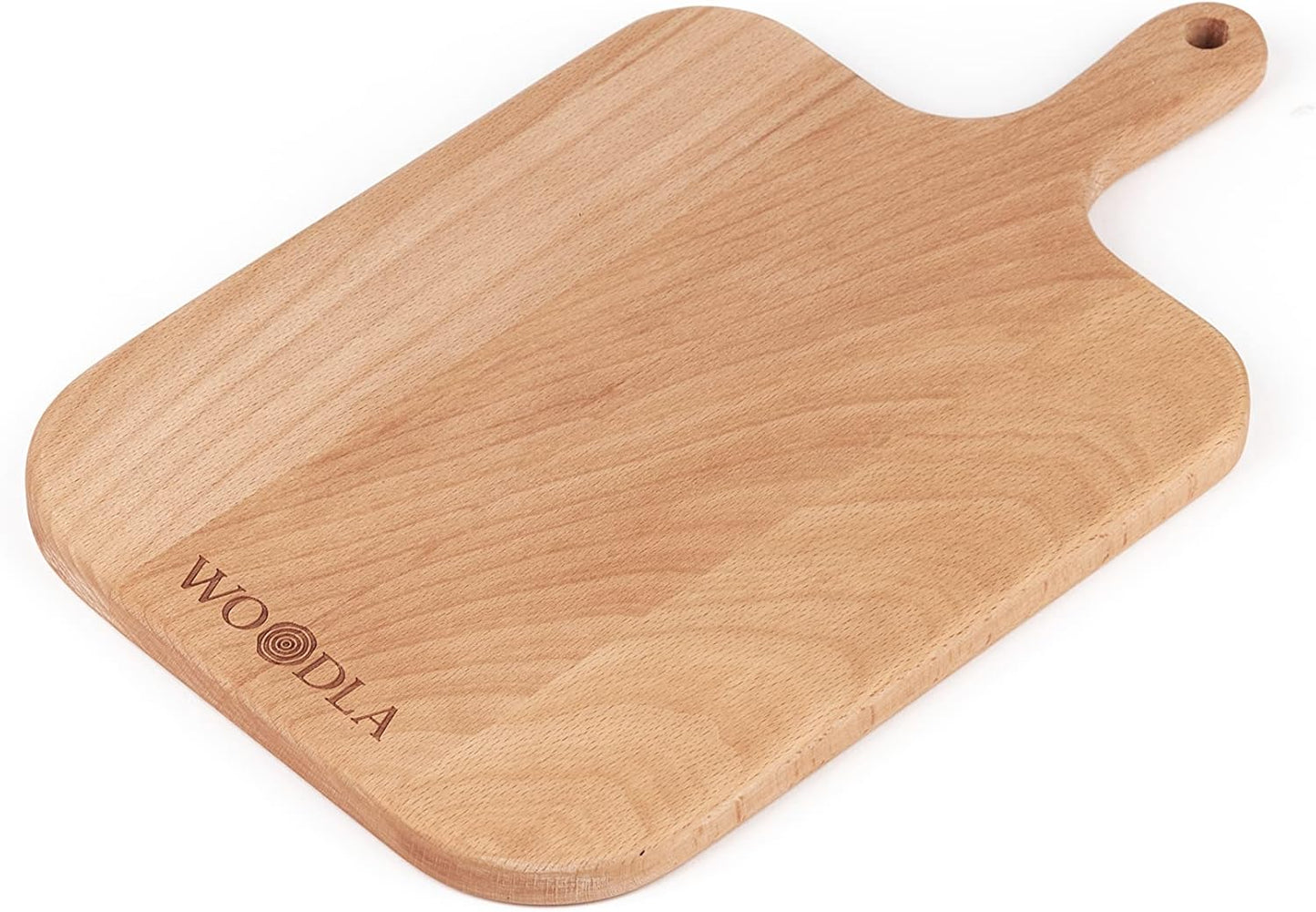 Individual Charcuterie Small Wood Cutting Board with Handle, 12.8 x 7.5 Inch (CB-001, Medium)