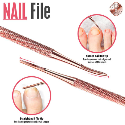 FANDAMEI Ingrown Toenail Removal Kit, Pedicure Tools, Nail Care Kit, Cuticle Trimmer, Nail Cuticle Nippers, Cuticle Kit Stainless Steel, Cuticle Clippers, Cuticle Pushers, Manicure Kit, Pedicure Kit