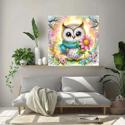 4Pack Diamond Painting Kits For Adults,Unicorn Special Shape Diamond Art Kits For Adults Beginners, DIY Diamond Crystal Rhinestones Gem Art Animal Owl and Cat Swan For Home Wall Decor 12 X 12Inch