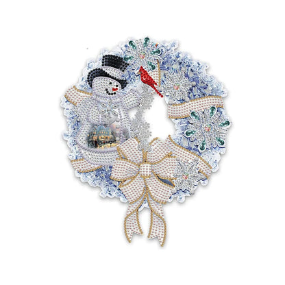 KTHOFCY 5D DIY Diamond Painting Kits for Adults Kids, Christmas Garland Full Drill Embroidery Cross Stitch Crystal Rhinestone Paintings Pictures Arts Wall Decor Painting Dots Kits 15.7X11.8 in