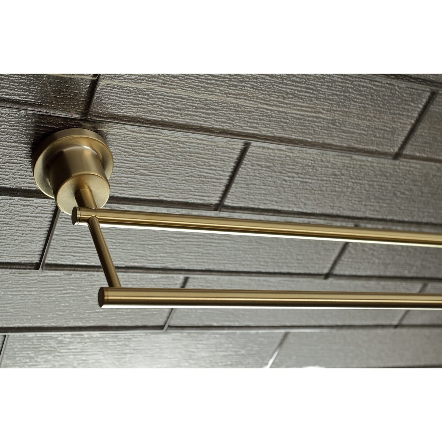 Kingston Brass BAH8213478C Concord 5-Piece 24-Inch Dual Towel Bar Bathroom Accessory Set in Polished Chrome