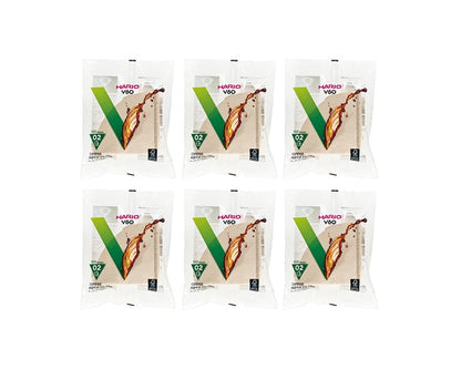 Hario V60 Paper Coffee Filter, Size 02, Natural, 600ct