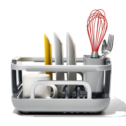 OXO Good Grips Extendable Over-The-Sink Aluminum Drying Dish Rack