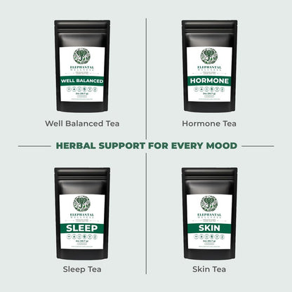 Elephantal Wellness Premium Detox Herbal Tea | Daily Liver, Kidney, Blood & Digestive Support with Turmeric, Nettle Tea, Milk Thistle, Dandelion Tea & Burdock | Handmade, Caffeine-Free Loose Leaf Blend | 2oz, 20 Servings