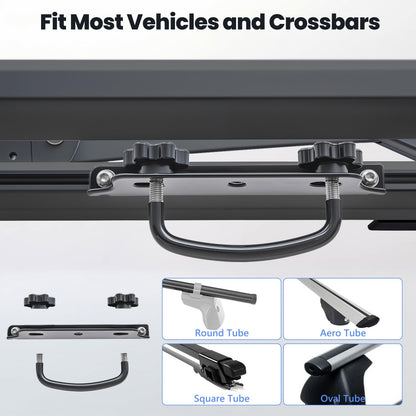 Roof Basket,Anti-Rust Aluminum Roof Basket,Universal Rooftop Cargo Carrier,Suitable for roof Racks, Equipped with crossbars,55“x39”x6“,250lb Supports,Medium Version (Silver)