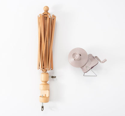 Knit Picks Yarn Winding Bundle - Yarn Ball Winder and Birch Wooden Yarn Swift
