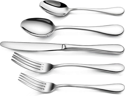 Artaste 56389 Rain 18/10 Stainless Steel Flatware Set, 20-Piece, Service for 4