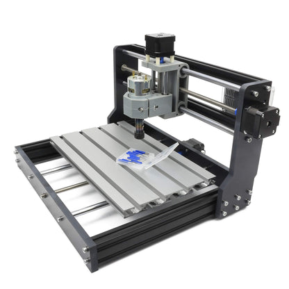 CNCTOPBAOS CNC 3018-PRO Wood Router Kit 3 Axis USB DIY Mini Desktop Engraver Milling Engraving Machine Woodworking Carving Cutting Plastic Acrylic PCB PVC GRBL Control 300x180x45mm