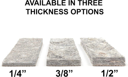 Mohawk Home Non-Slip Rug Pad - 1/4" Thick Felt & Latex Rubber Gripper - 8' x 10' for Hardwood & Tile Floors