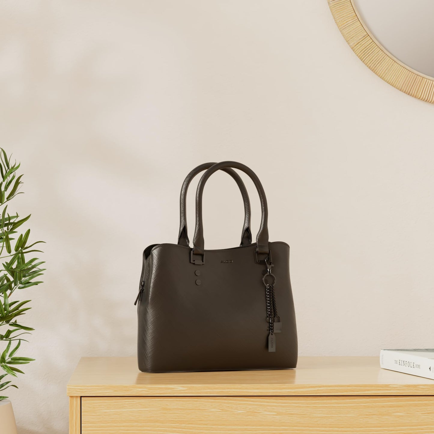 ALDO Women's Legoirii Tote Bag, Black/Black