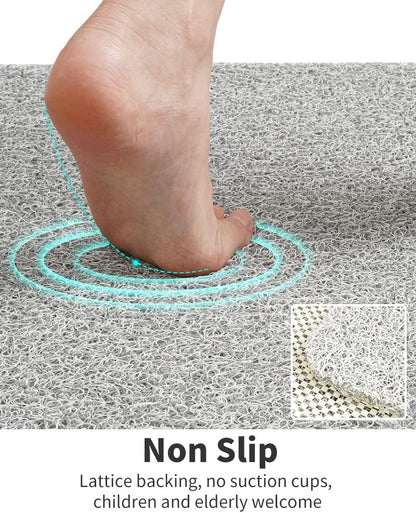 24x24 Non Slip Shower Mat, Comfortable Bath mat for Textured Surface,Quick Drying Easy Cleaning Shower Floor Mat