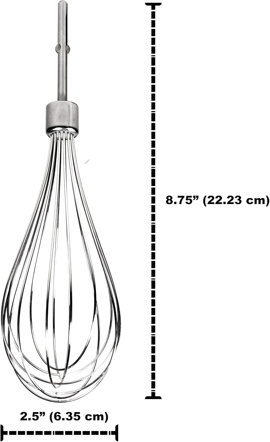 Univen Hand Mixer Stainless Steel Pro Whisk - Compatible with KitchenAid
