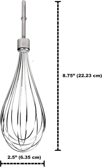 Univen Hand Mixer Stainless Steel Pro Whisk - Compatible with KitchenAid