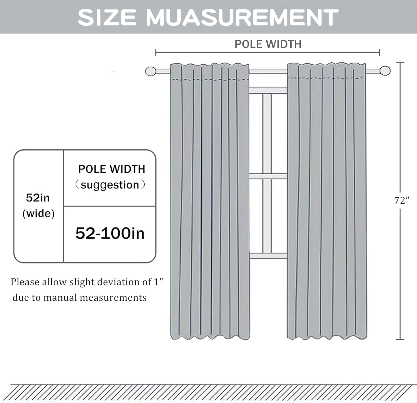DUALIFE Black Sheer Curtains 72 Inch Length, Set of 2 Panels Rod Pocket Faux Linen Semi Translucent for Living Room