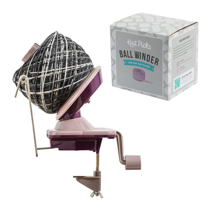 Knit Picks Yarn Winding Bundle - Yarn Ball Winder and Birch Wooden Yarn Swift