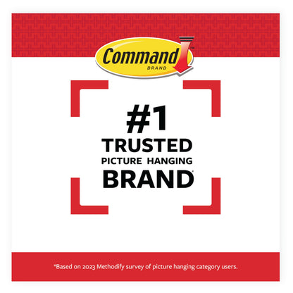 Command 15 lb Large Picture Hanging Strips 14 Pairs (28 Command Strips), Damage-Free Hanging Picture Hangers, No Tools Wall Hanger for Home Decor, White Adhesive