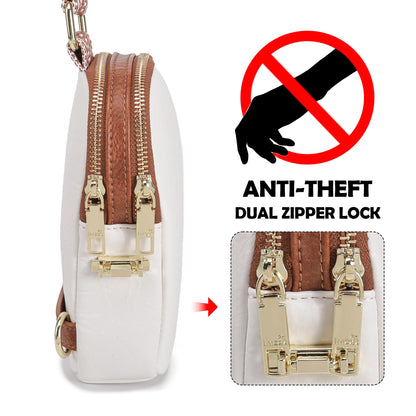 INICAT Anti Theft Crossbody Bags for Women Travel Small Sling Bags Cross Body Bag Purses for Woman