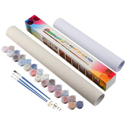 Maomaomi Paint by Numbers DIY Acrylic Painting Kit for Kids & Adults Beginner – 16" Wx20 L Mimi Cat Pattern