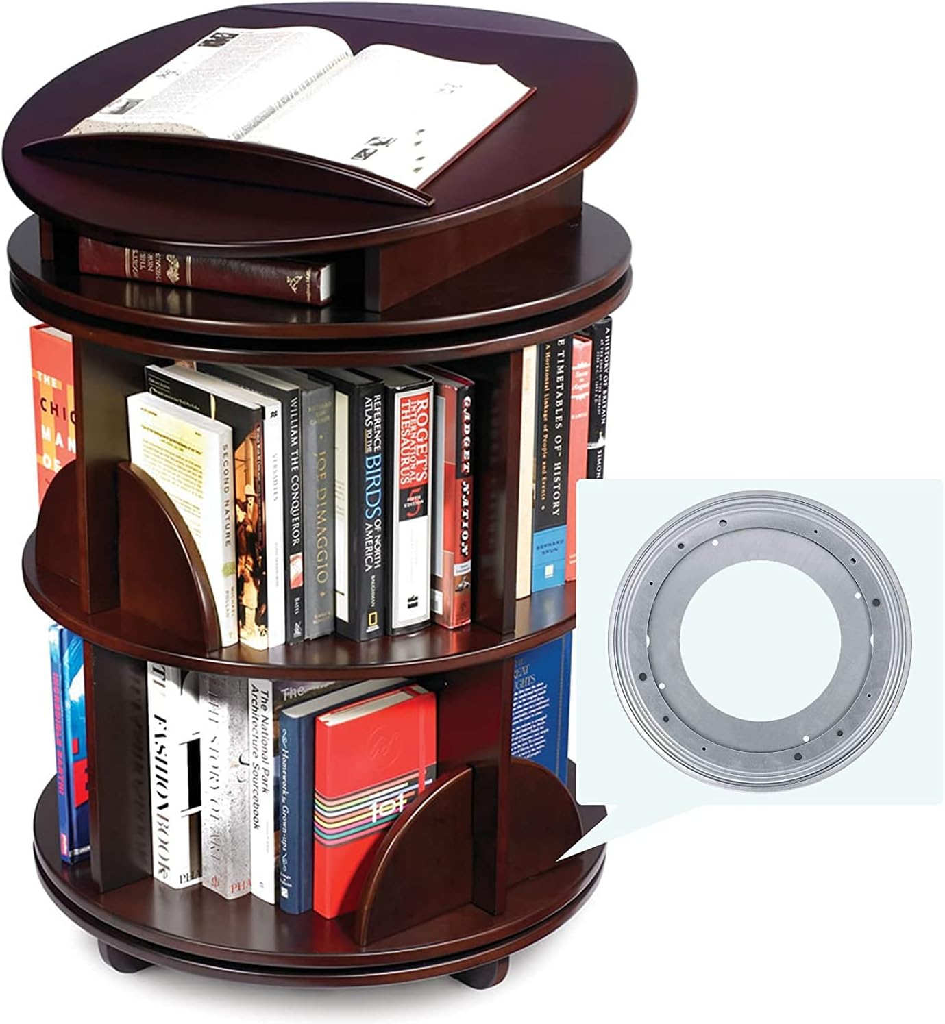 2Pack 12" 5/16 1000lbs Lazy Susan Hardware Thick Turntable Bearings Load Capacity Lazy Susan Turntable Swivel Plate