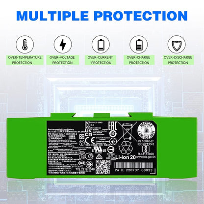 ABL-F Battery Replacement for iRobot Compatible with Roomba i8 i8+ i7 i7+ 7150 7156 7158 7550 7558 i6 i4 4150 i4+ 4550 4552 i3 i3+ 3150 3158 3550 3556 e5 e5152 e5154 e5158 e6 6198 e6198 J7 7550 J7550