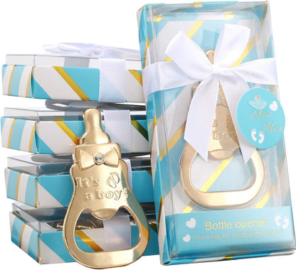 15 15pcs) pcs Baby Shower Return Gifts for Guest Supplies Baby Bottle Bottle Opener It's A Boy Baby Shower Favor Party
