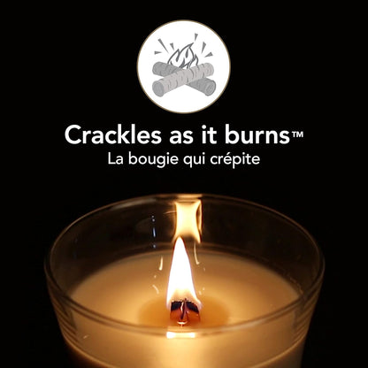 WoodWick Medium Hourglass Scented Candle, Cinnamon Chai, with Crackling Wick, Burn Time: Up to 60 Hours