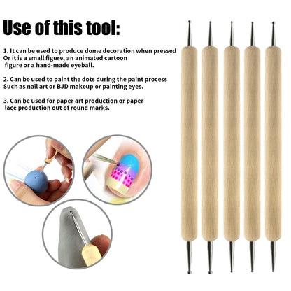 Augernis Pottery Sculpting Tools 32PCS Ceramic Clay Carving Tools Set for Crafts Polymer Clay Club,Dotting,Modeling,Shaping Trimming,Hobbyists,Artists