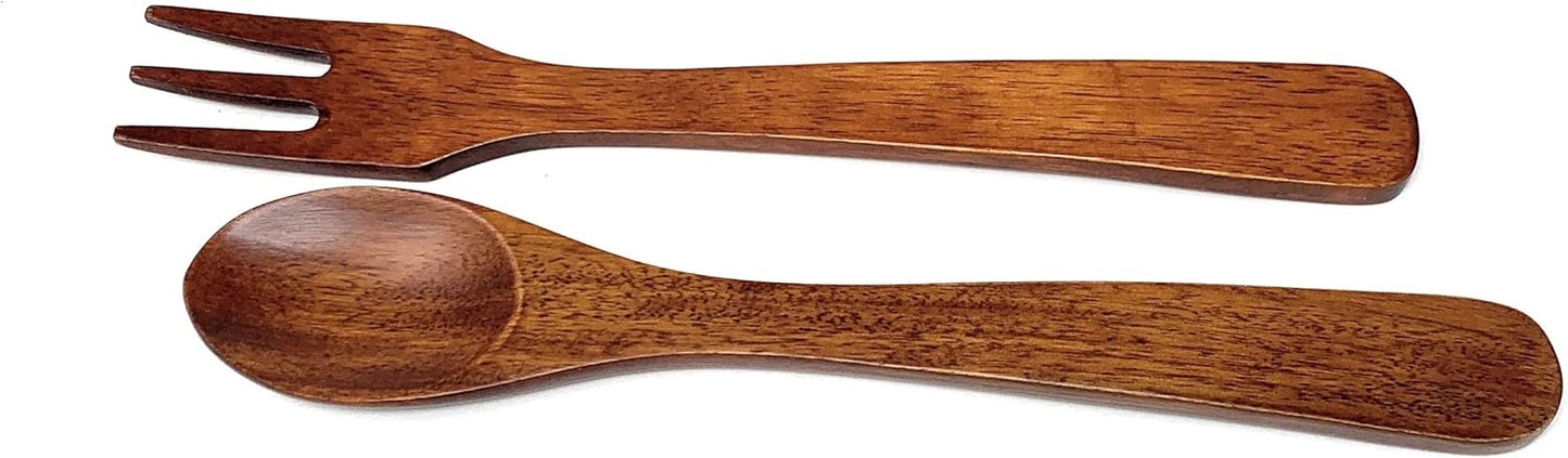 Lipper International Cherry Finished Salad Servers, 12" Long, One Pair