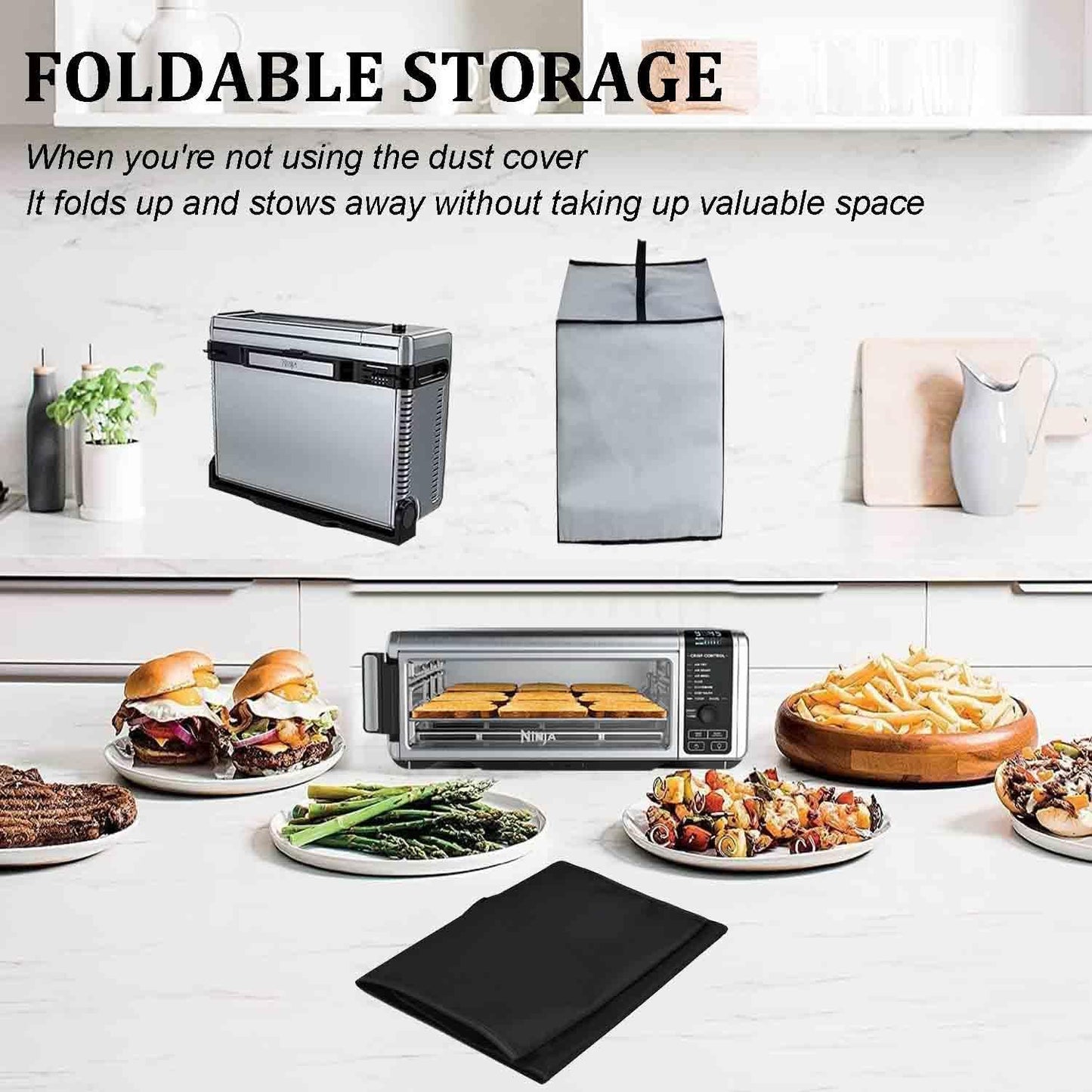 Air Fry Countertop Oven Cover: Waterproof Heat-Resistant Dust-Proof Cover for Ninja SP101/SP351
