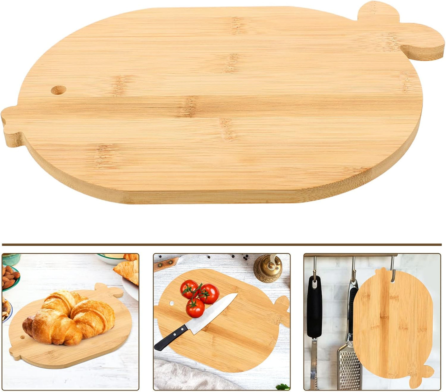 Cheese Board Wood Cutting Board, Fish Shaped Bread Board, Charcuterie Board, Chopping Board for Serving Food