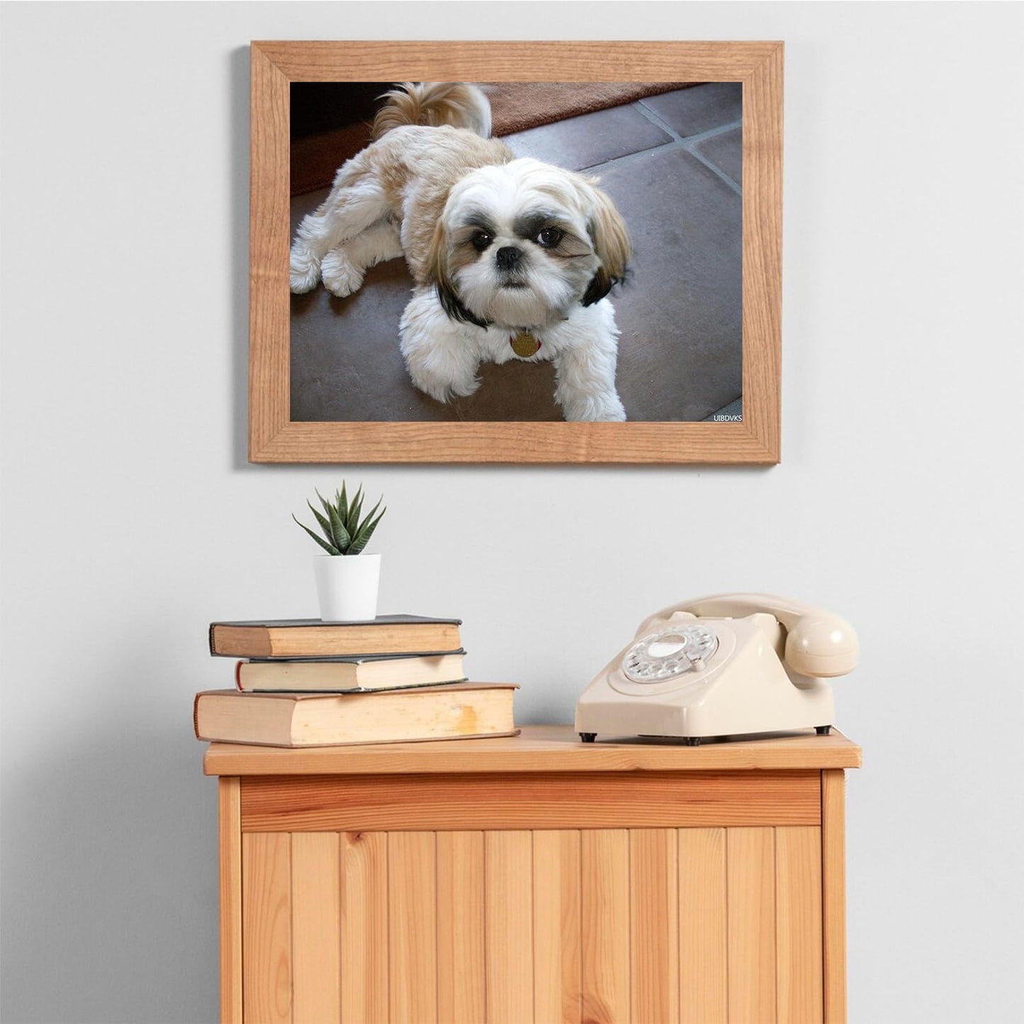 Shih Tzu Dog Diamond Painting Kits for Adults DIY 5D Diamond Painting Arts Craft for Home Wall Decor Birthday Gifts 30x40cm/12x16in