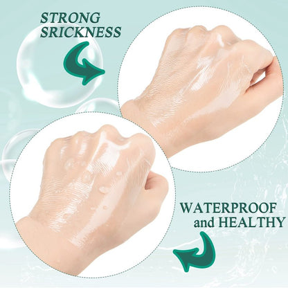 Woanger 240 Pieces Transparent Stretch Adhesive Bandage Waterproof Bandage Transparent Film Dressing Clear Waterproof Tattoo Shower Patch Film Swimming Cover, 6 Sizes