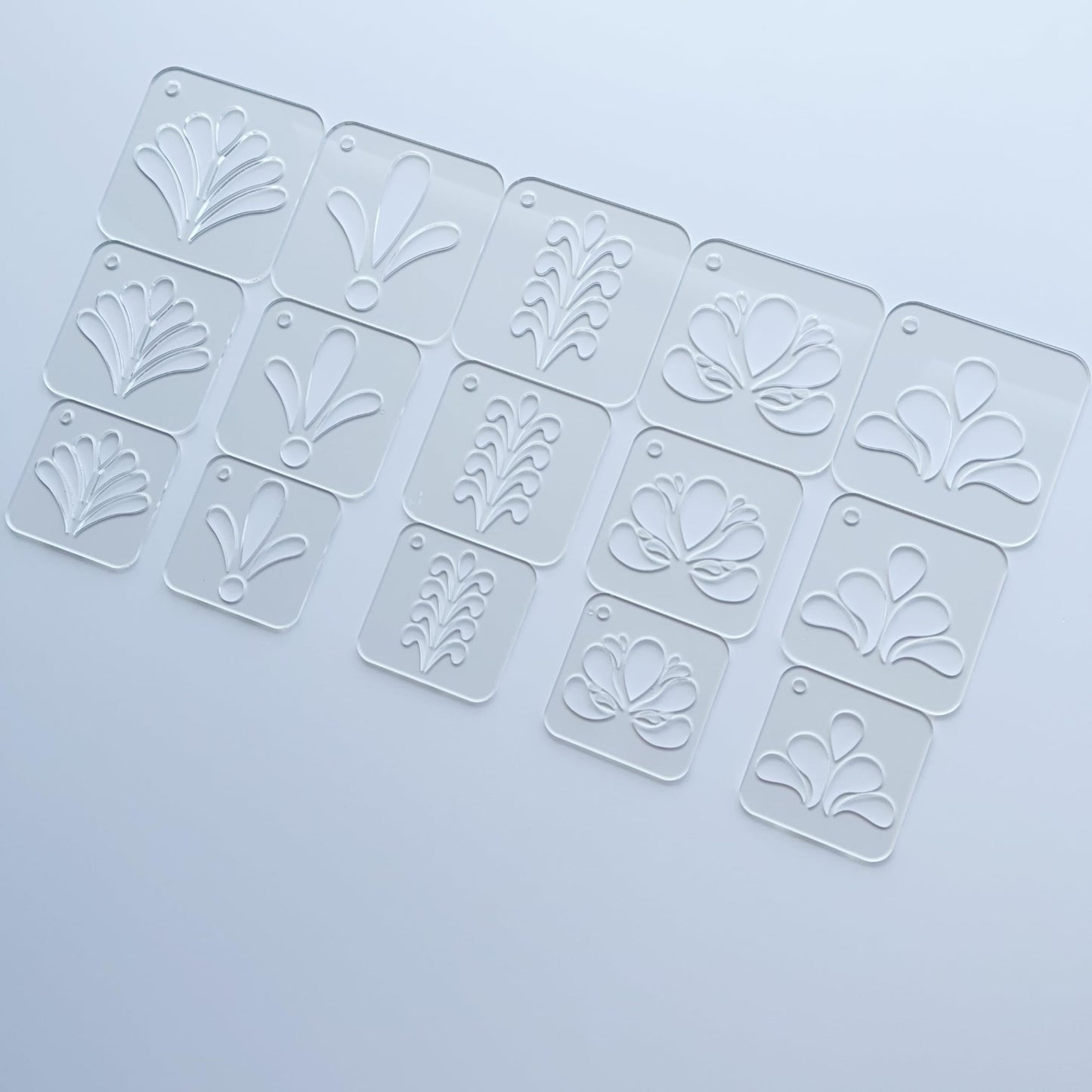 Mandala Dot Art Stencils Set, 15 Pieces in 3 Sizes 2.17-2.95 Inch, Drawing Templates for Painting, Canvas, Wood