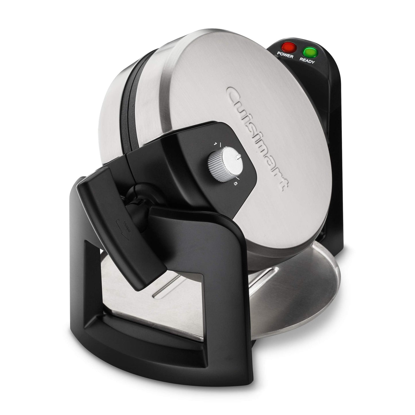 Cuisinart Round Flip Belgian Waffle Maker, 1" thick Belgian-style Waffle, WAF-F30NAS