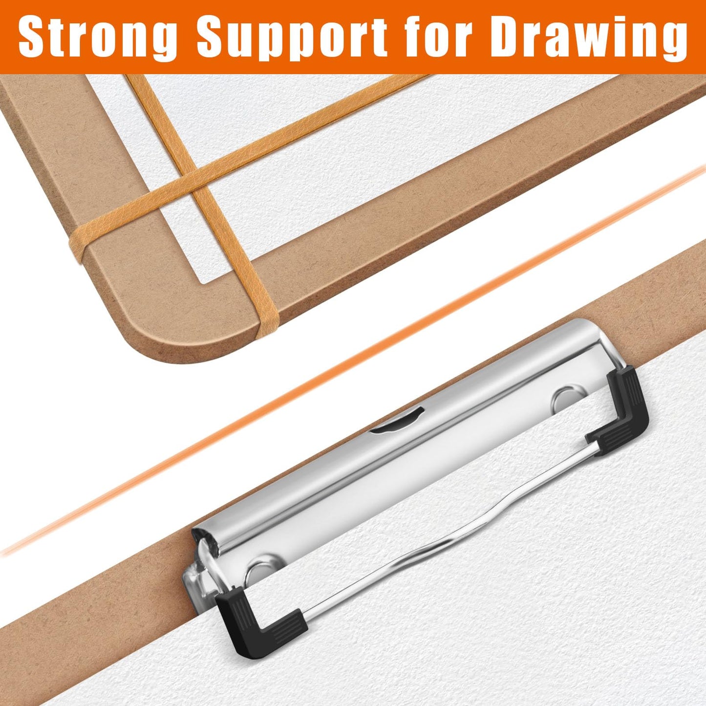 tutata 23 x 26 Drawing Board, Sketch Board with Handle, Portable Art Clipboard for Drafting, Artist Tote Board