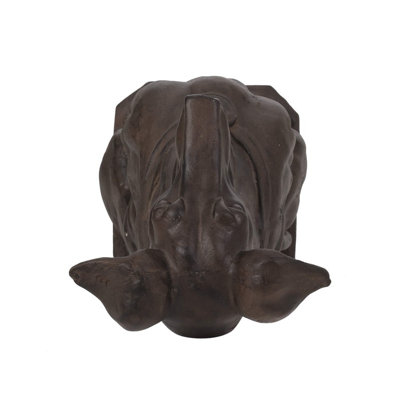 Brandbury Greyhound Dog Statue, Dark Brown