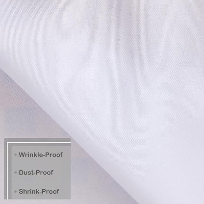 24 24 Inch Small Square Solid White Tablecloth x Washable Fabric Table Cloth Wrinkle Resistant Polyester Table Cover