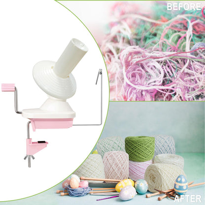 Yarn Ball Winder for Crocheting: Yarn Winder for Crocheting & Yarn Spinner for Knitting Hand Operated