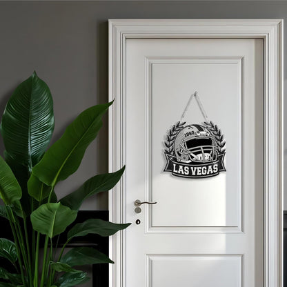 Aoryalps Football Diamond Art Hanging Kit, DIY Acrylic 5D Diamond Painting for Las Vegas Fans Home Wall Decor and Gift