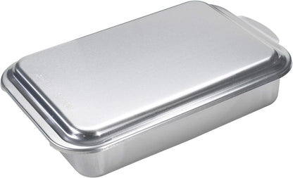 Nordic Ware Classic Metal Cake Pan - 9x13 Inch Covered Design for Perfect Baking