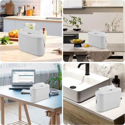 Countertop, Compact Paper Towel Dispenser Single Sheet Dispensing with Built-in Spring, Visible Window, Easy Top