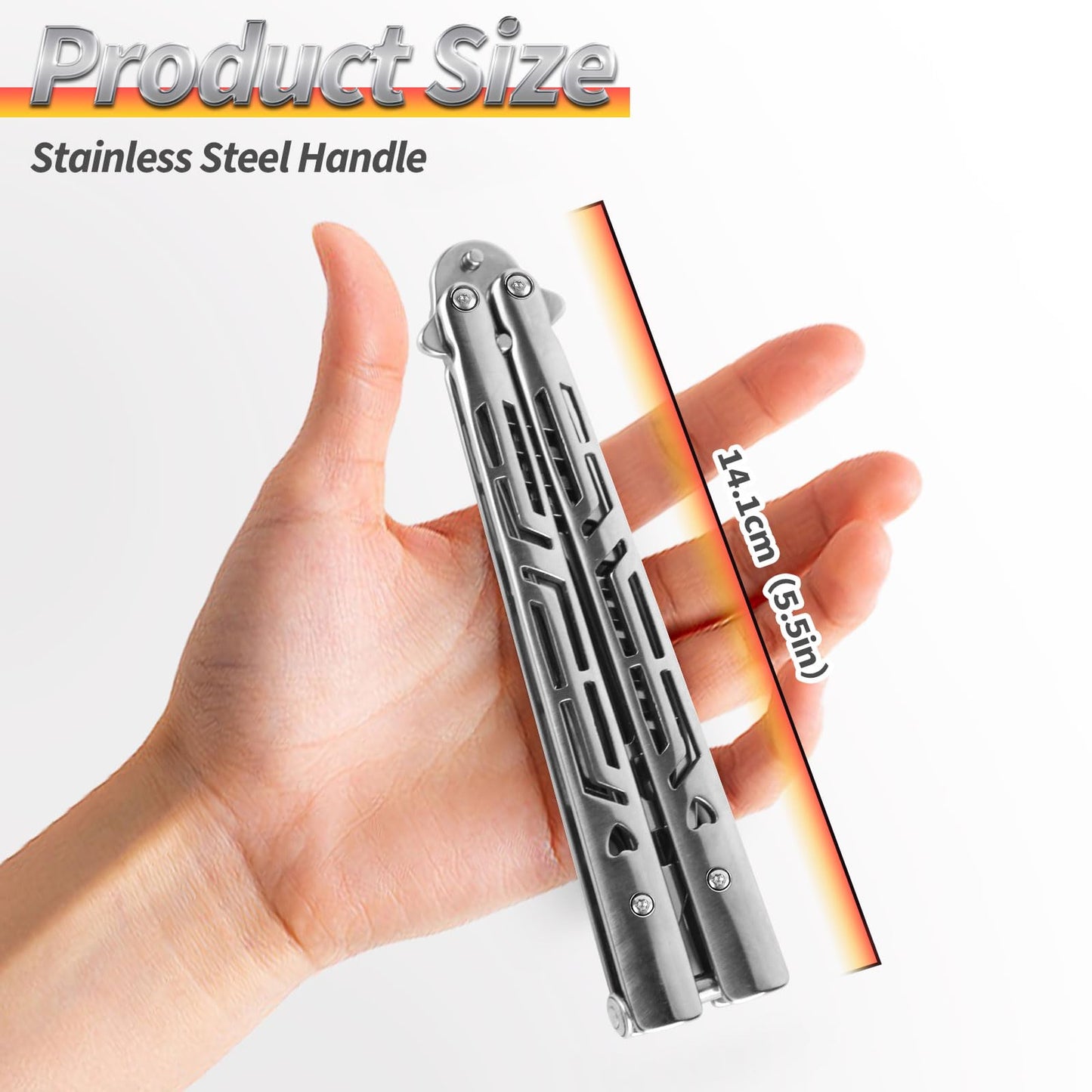 CIXIZUIJIA Stainless Steel Foldable Tool with Silvery Finish – Durable and Easy to Use for Everyday Handling