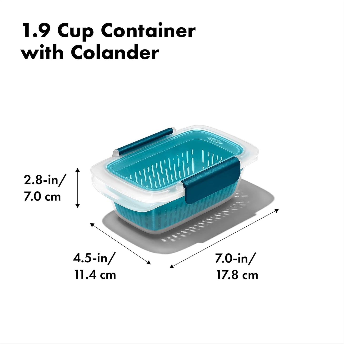 PREP AND GO CONTAINER WITH COLANDER by OXO GG