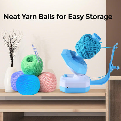 Spalivivre Electric Yarn Ball Winder, Automatic and Stepless Speed Yarn Winder, 10 oz Large Capacity, Easy to Use, Upgrade Yarn Spinner for Knitters and Crochet Lovers